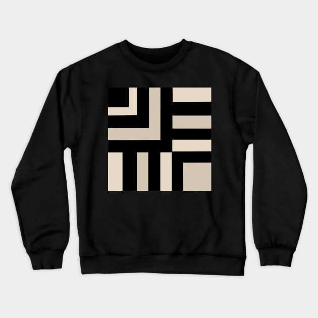 Black and Tan Crewneck Sweatshirt by aldersmith